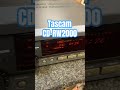 tascam cd rw2000 recorder no power issue fixed