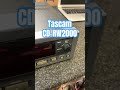 tascam cd rw2000 recorder no power issue fixed