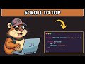 How to Create Scroll to Top Button in Javascript