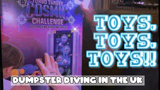 Dumpster Diving In The UK | SO MANY TOYS | Wish We Could Save Them All |  #dumpsterdiving #biffa