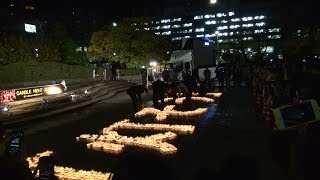 #東日本大震災から8年 キャンドルナイト2019 「灯そう」「未来」 勾当台公園市民広場 合唱 2019/03/11