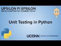 Unit Testing in Python