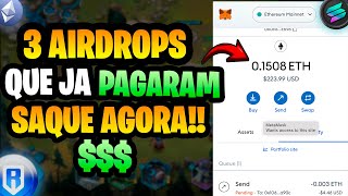 MAIS UM AIRDROP PAGOU! SAQUE AGORA + EVENTO RELAMPAGO BINANCE (CORRE!)