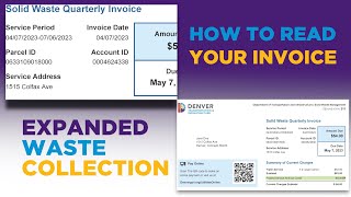 Expanded Waste Collection: How to Read your Invoice