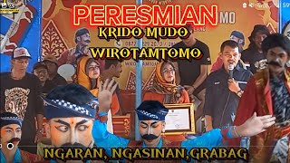 Pengukuhan paguyuban Krido Mudo Wirotamtomo Ngaran, Ngasinan, Grabag