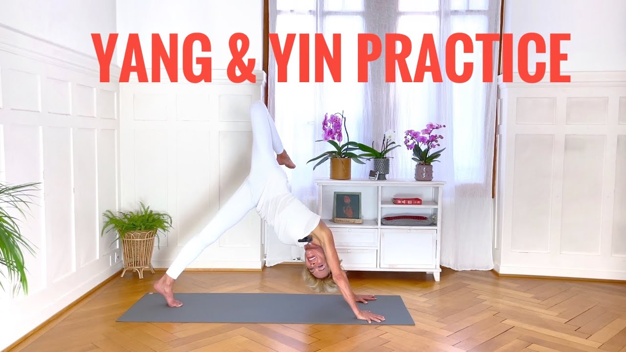 Yang And Yin Yoga Practice | 58 Min | Intermediate Level | Cat De Rham ...