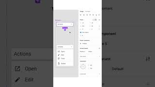 Drop-Down Menu Animation in Figma | Interactive Drop-down Menu | #shorts
