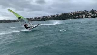 Bic techno 293+ in 35-40 knots