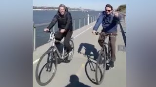 Footage shows Argentinian victims cycling shortly before New York attack