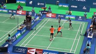 20150715TAIPEI OPEN XD  Prasetya+Saufika (INA)vs Liao Min Chun+Chen Hsiao Huan (TPE)1-3