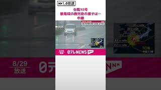 【台風10号】台風の特別警報を「警報」などに切り替え  暴風域の鹿児島市の様子は…中継  #shorts