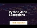 python json exceptions
