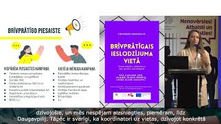 Lāsma Kokoreviča (ESF projekta “Resocializācijas sistēmas efektivitātes paaugstināšana” konference)