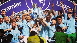 🔥Full Trophy Celebration Manchester City EPL 2017/2018  Selebrasi Juara Manchester City 2017/2018