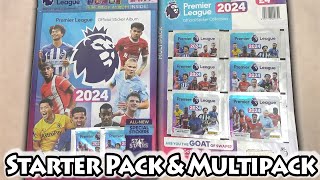 *NEW* Panini PREMIER LEAGUE 2024 STICKER COLLECTION | Starter Pack & Multipack Opening | Album Tour