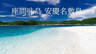 座間味島から船で5分。絶景無人島 安慶名敷島 4K動画