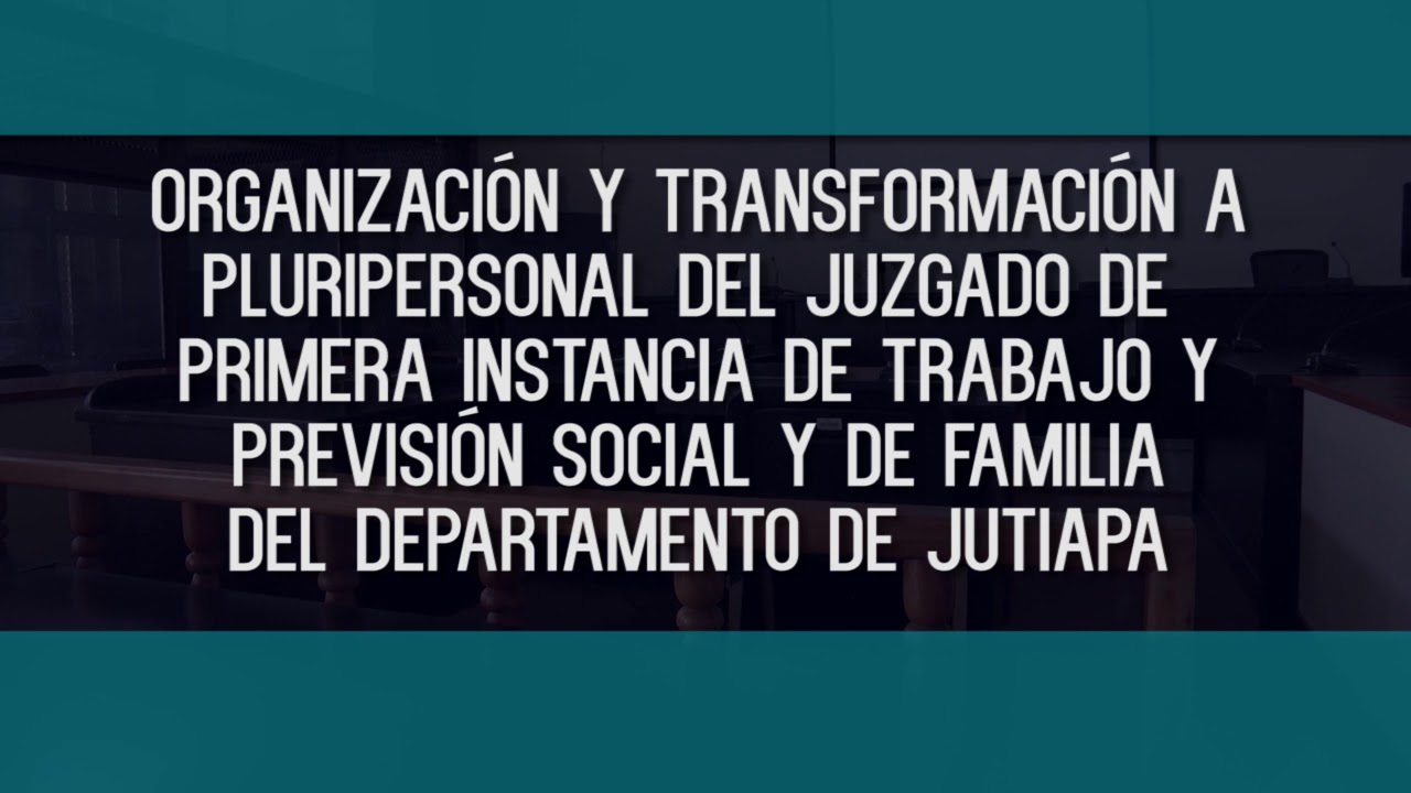 Juzgado De Primera Instancia De Trabajo Y Previsión Social, Izabal ...