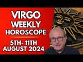 Virgo Horoscope -  Weekly Astrology - 5th to 11th August 2024