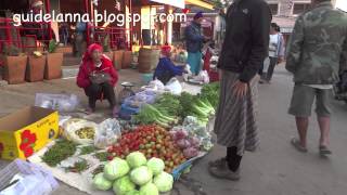 ตลาดเช้าดอยแม่สลอง Doi Mae Salong, Morning Market, Chiangrai