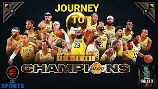 L. A. Lakers 2020 NBA CHAMPIONS | JOURNEY TO CHAMPIONSHIP | LEBRON'S 4 TITTLE (3 DIFFERENT TEAMS)