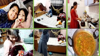 💕Indian housewife morning routine winter routine 🥶 special lunch recipe 😋