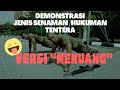 JENIS-JENIS HUKUMAN TENTERA | SENAMAN TENTERA | VERSI MENUANG