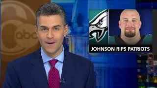 Eagles offensive lineman Lane Johnson critiques Patriot Way