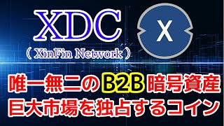 【大注目アルトコイン】今すぐ仕込むべき銘柄『XDC』唯一無二のB2B暗号資産（仮想通貨）の将来性を完全解説・2000兆円市場を独占するプロジェクト・爆上げ期待大！