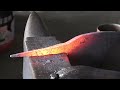The sharpest tuna knife Taiwanese Pot bellied Fish Knife making   Handmade knife Detailed video