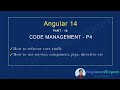 Part 16 - Angular Code Refactoring P4 | Steps Of Code Improvement | Angular 14 Series