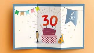 🎂 Happy 30th Birthday, Java! 🎉 | Java Turns 30: A Big Birthday for a Big Programming Language