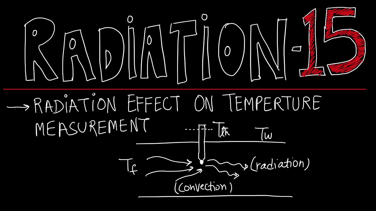 RADIATION 15 - RADIATION EFFECT ON TEMPERATURE MEASUREMENT. - YouTube