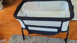 BabyBond Baby Bassinet, 3 in 1 Bassinet Bedside Sleeper with Soft Mattress and Sheet