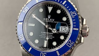 2020 Rolex Submariner Date 41mm WHITE GOLD 126619LB Rolex Watch Review