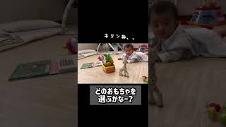 【生後6ヶ月】ずり這いでおもちゃ選び🤭#shorts #baby #赤ちゃん #子育て #はるぴょんの日常