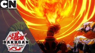 Bakugan: Battle Planet | Dragonoid Vs Three Scorporos | Cartoon Network UK 🇬🇧