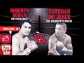 Roberto Duran vs Esteban De Jesus 1 1972-11-17 (Roberto Duran 1st Loss 31-0)