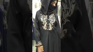 #abaya #hijab #burkha #Trendy  Latest Arabian Style Flared Emb Abaya