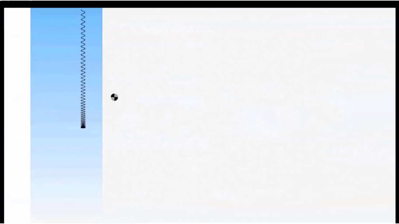 Falling Slinky Simulation Youtube