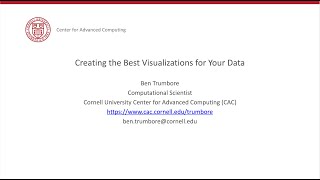 Creating the Best Visualizations for your Data