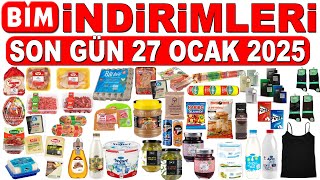 BİM İNDİRİMLERİ KAHVALTILIK GIDA ÜRÜNLERİ | BİMDE BU HAFTA NELER VAR? BİM AKTÜEL SON GÜN 27 OCAK