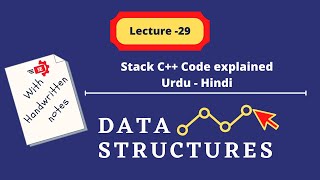 Implementation of stack using Array in C++ | Data Structures | Lecture 29 Urdu Hindi