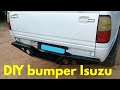 DIY bumper besi belakang Isuzu truck #automotif #diy