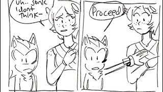 Sonic Comic Dub: Sonic tries to impress Elise