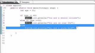 Java Programming Tutorial - 19 - else if Statement.flv