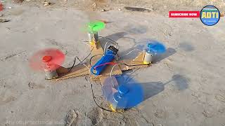 How to Make a Toy Drone Using DC Motor @Anyothertechnical-India