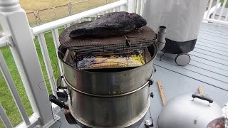 19 Hour Brisket Cook in Weber Smokey Mountain with a 💵 Store Dog Bowl Modified Stoker Set Up!