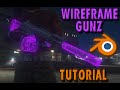 (BLENDER TUTORIAL) How To Make Wireframe Fivem Guns!