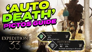 How to get 'Auto Death' and 'Death Bomb' Pictos in Clair Obscur: Expedition 33 (NO TURN Combat!)