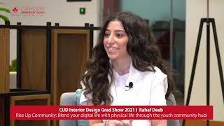 CUD Interior Design Grad Show 2021 I Rahaf Deeb